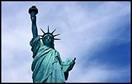 Statue of Liberty against sky. New York City, USA